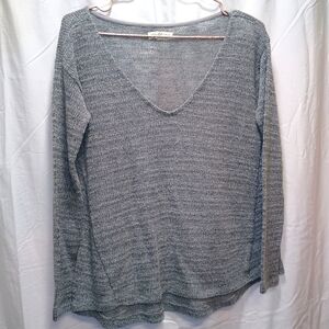 XS Aeropostale grey shimmery sweater
